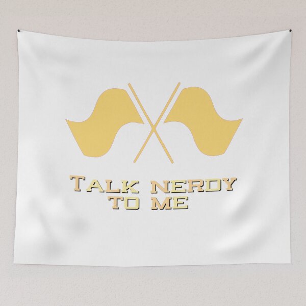 Item preview, Talk Nerdy To Me - Color Guard Flags designed and sold by BandMomDesigns.