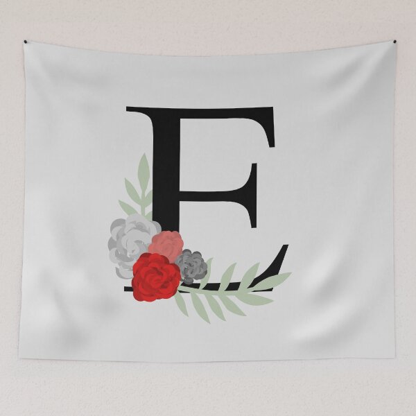 Item preview, Floral Monogram E designed and sold by kayleeoconnor.
