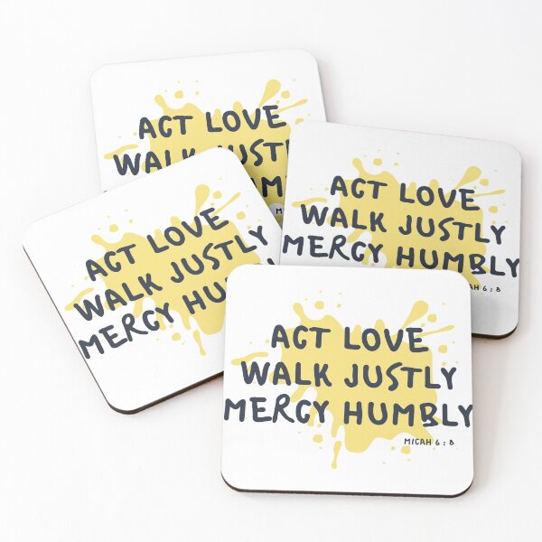 Item preview, Micah 6 8 act love walk justly mercy humbly designed and sold by MoohAs.