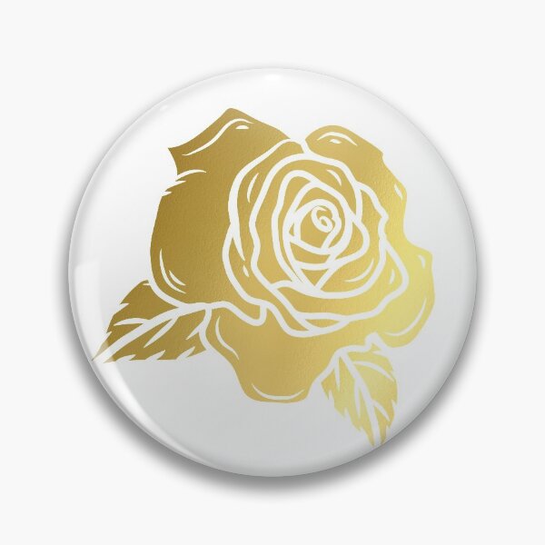 Artikelvorschau, Gold Metallic Rose Blume entworfen und verkauft von hearthearts.
