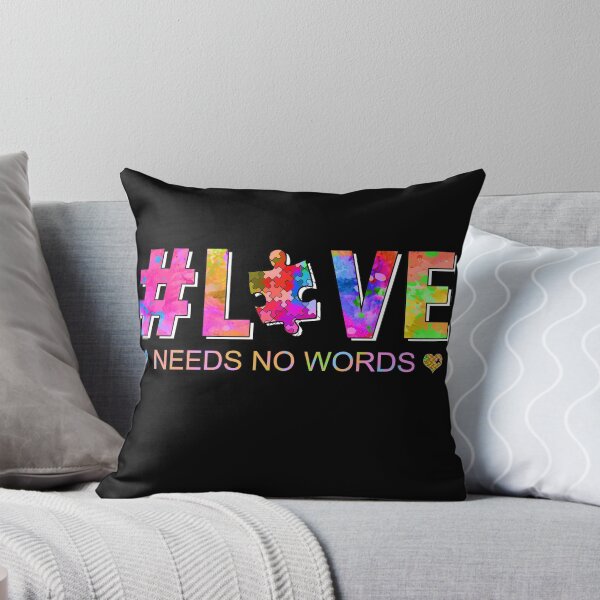 Item preview, Love needs No Words Autism Awareness Gifts designed and sold by rechardtee.