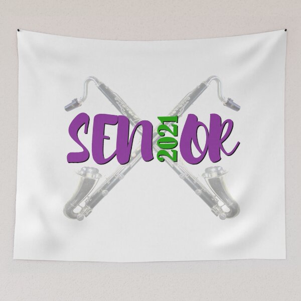 Item preview, Senior - Class of 2021 - Bass Clarinet designed and sold by BandMomDesigns.
