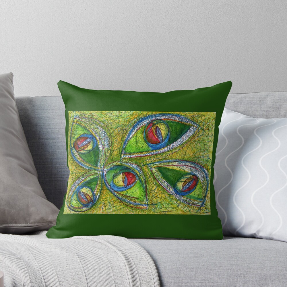 Item preview, Throw Pillow designed and sold by m3ga3ra.