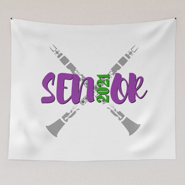 Item preview, Senior - Class of 2021 - Clarinet designed and sold by BandMomDesigns.