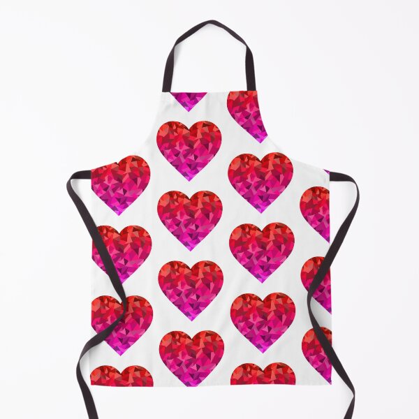 Item preview, Pink and Red Geometric Heart designed and sold by cassikraft.