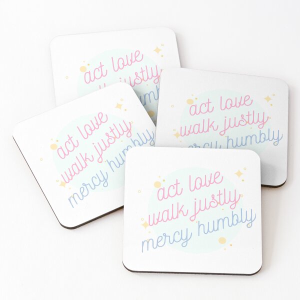 Item preview, Micah 6 8 act love walk justly mercy humbly designed and sold by MoohAs.