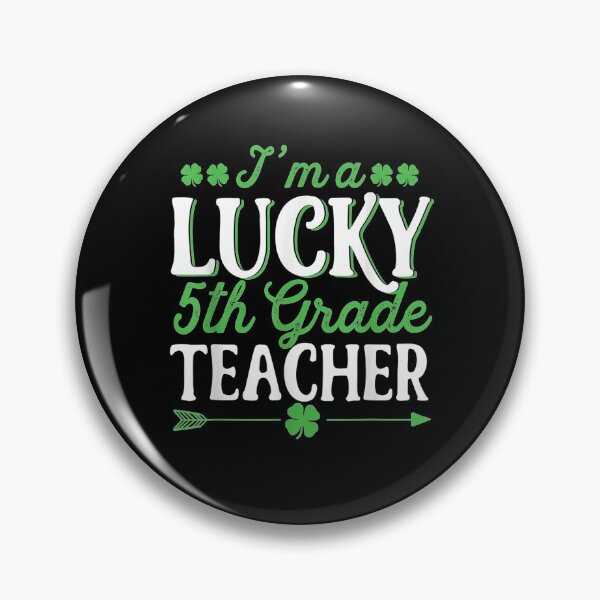 Item preview, I'm A Lucky 5th Grade Teacher St Patricks Day Funny Shamrock designed and sold by charissamo77.