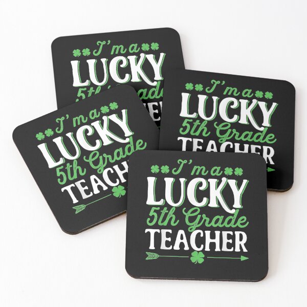 Item preview, I'm A Lucky 5th Grade Teacher St Patricks Day Funny Shamrock designed and sold by charissamo77.