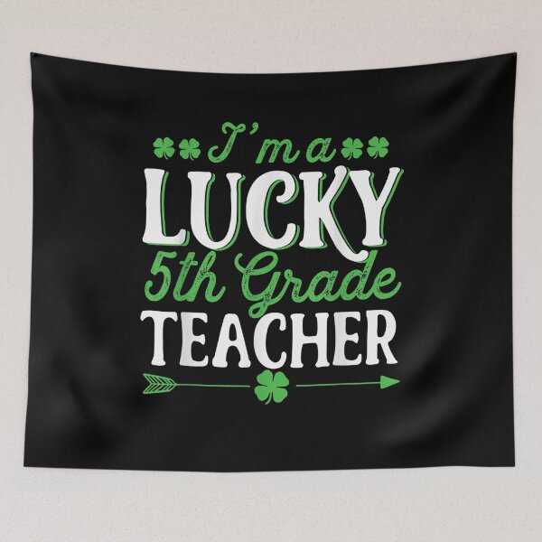 Item preview, I'm A Lucky 5th Grade Teacher St Patricks Day Funny Shamrock designed and sold by charissamo77.