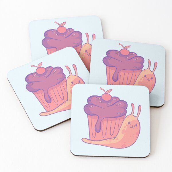 Item preview, Cute Purple Cupcake Snail designed and sold by GalaxyChicken.