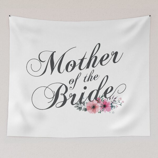 Item preview, Simple and Elegant Mother of the Bride Floral Calligraphy designed and sold by Hommie9977.