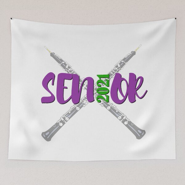 Item preview, Senior - Class of 2021 - Oboe designed and sold by BandMomDesigns.