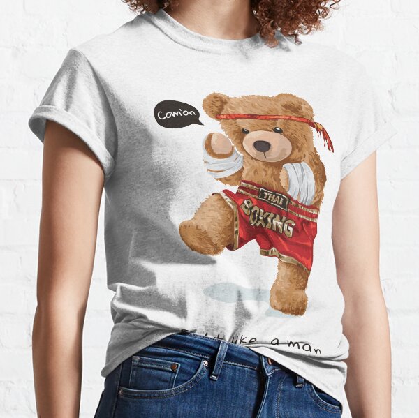 Item preview, Cute Adorable Muay Thai Kickboxing Teddybear designed and sold by ozunu.