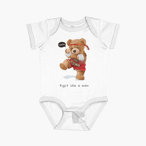 Item preview, Cute Adorable Muay Thai Kickboxing Teddybear designed and sold by ozunu.