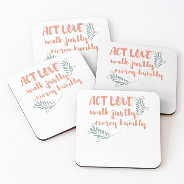 Item preview, Micah 6 8 act love walk justly mercy humbly designed and sold by MoohAs.
