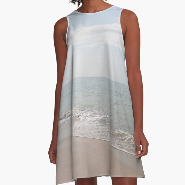 Pastel Waters A-Line Dress