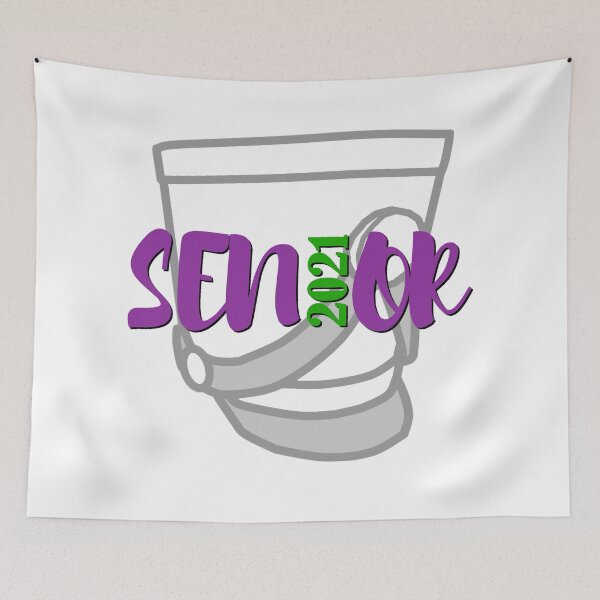 Item preview, Senior - Class of 2021 - Marching Band Shako designed and sold by BandMomDesigns.