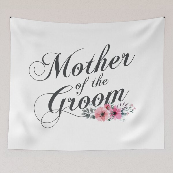Item preview, Simple and Elegant Mother of the Groom Floral Calligraphy designed and sold by Hommie9977.