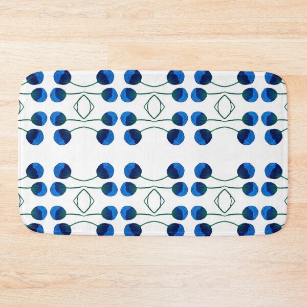 Item preview, Flowery blue & white pattern5 designed and sold by angran.