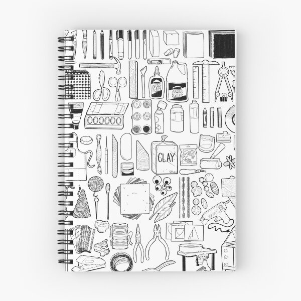 Item preview, 85+ Art Supply Doodles in Black designed and sold by thecraftace.