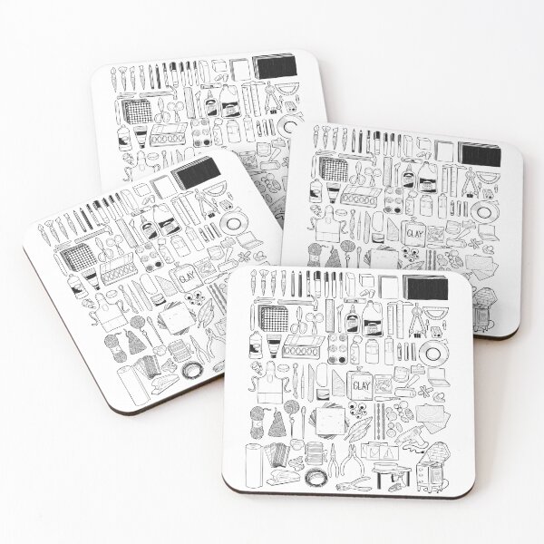 Item preview, 85+ Art Supply Doodles in Black designed and sold by thecraftace.