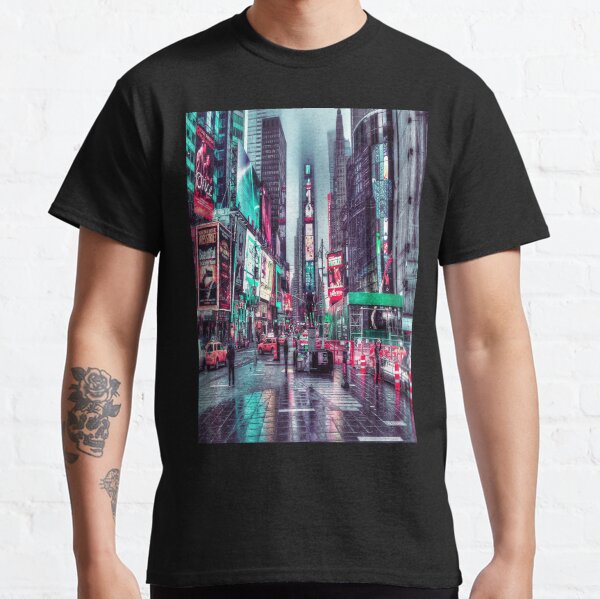 Times Square cyberpunk style Classic T-Shirt