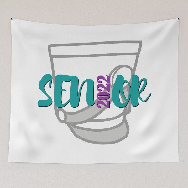 Item preview, Senior - Class of 2022 - Marching Band Shako designed and sold by BandMomDesigns.