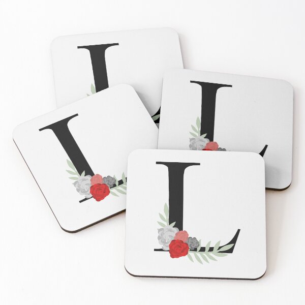 Item preview, Floral Monogram L designed and sold by kayleeoconnor.