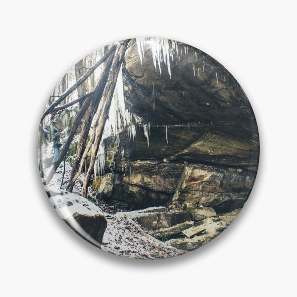 Item preview,  Huge Ice hanging from a Cliff at the entrance of a Cave designed and sold by AllysiaAltck.