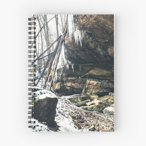 Item preview,  Huge Ice hanging from a Cliff at the entrance of a Cave designed and sold by AllysiaAltck.