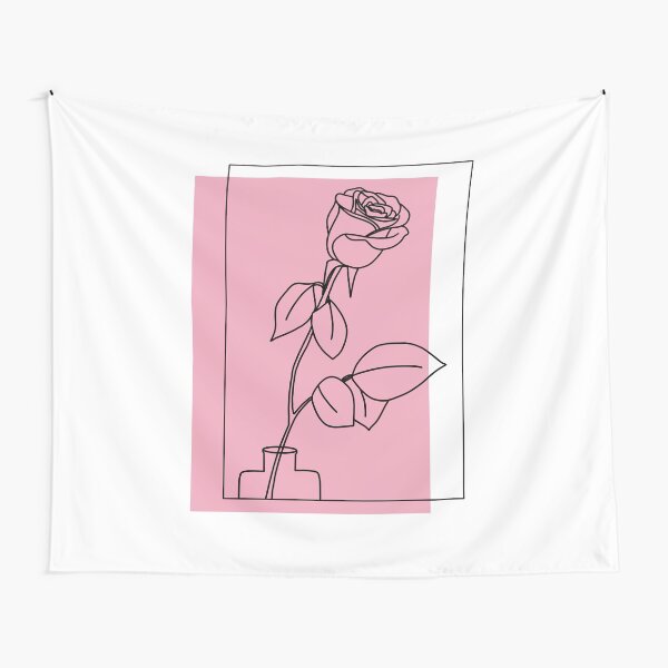 Item preview, Pink Rose Minimalistic Design designed and sold by ebullient.