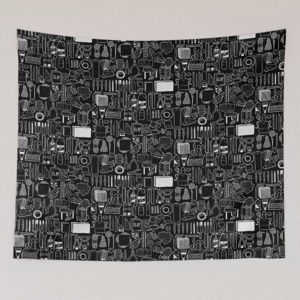 Item preview, 85+ Art Supply Doodles in White designed and sold by thecraftace.