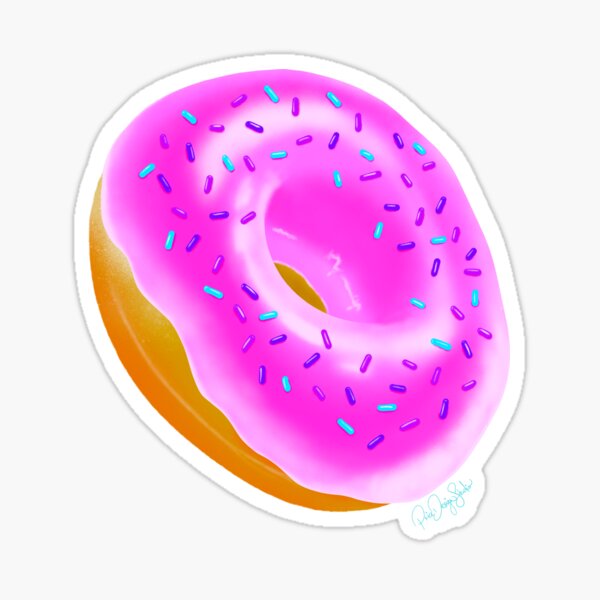 Donut Do It Sticker
