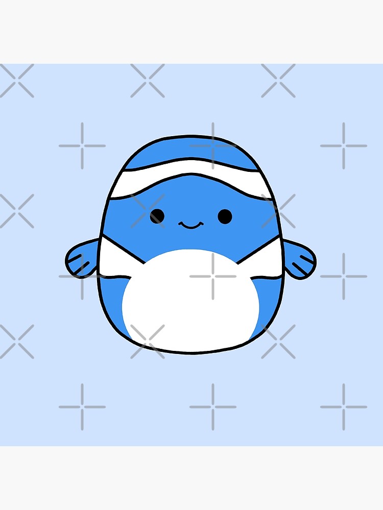 squishmallow blue clownfish