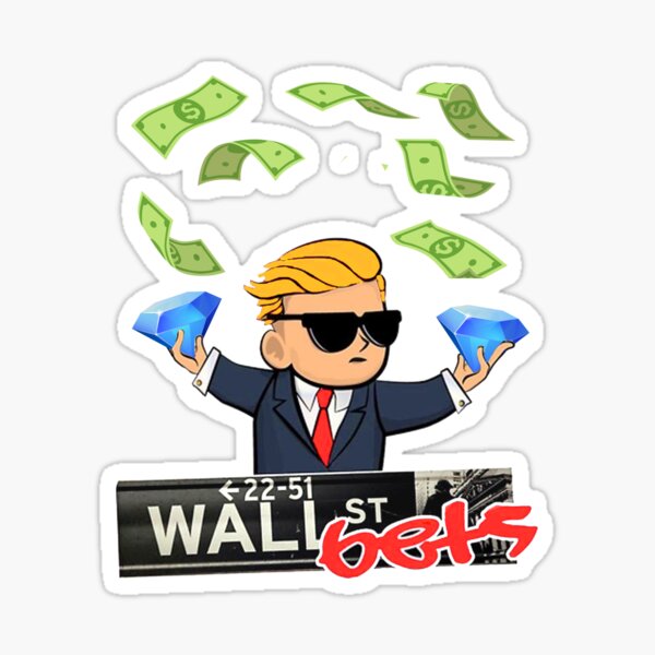 Item preview, WallStreetBets Meme designed and sold by officialfanclub.