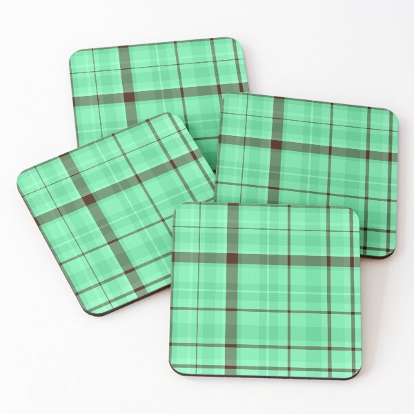 Item preview, Mint Chocolate Chip Ice Cream Plaid designed and sold by Blackmoonrose13.