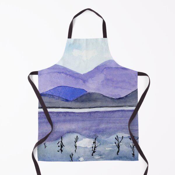 Item preview, Purple Mountains. Watercolor Painting designed and sold by Eugenia Alvarez.