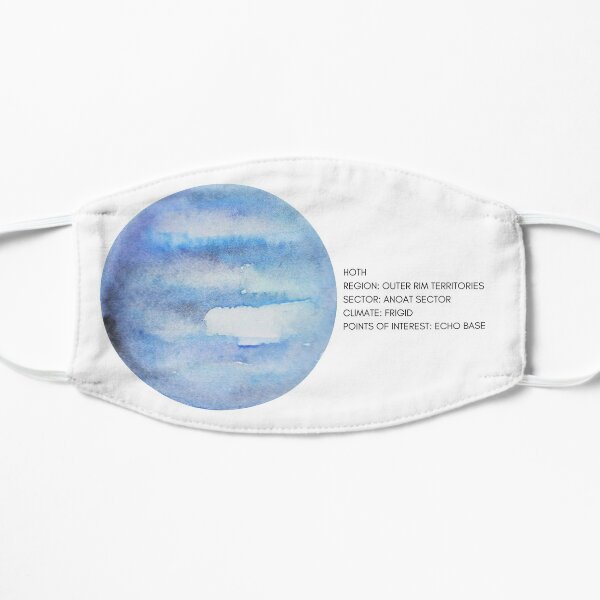 Hoth Sticker Flat Mask