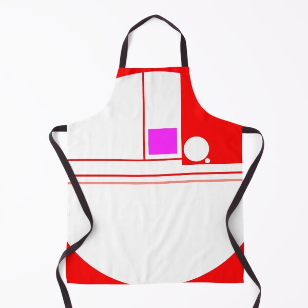 Item preview, Red White Tondo - Geometric Abstract 01 designed and sold by vortexatelier.