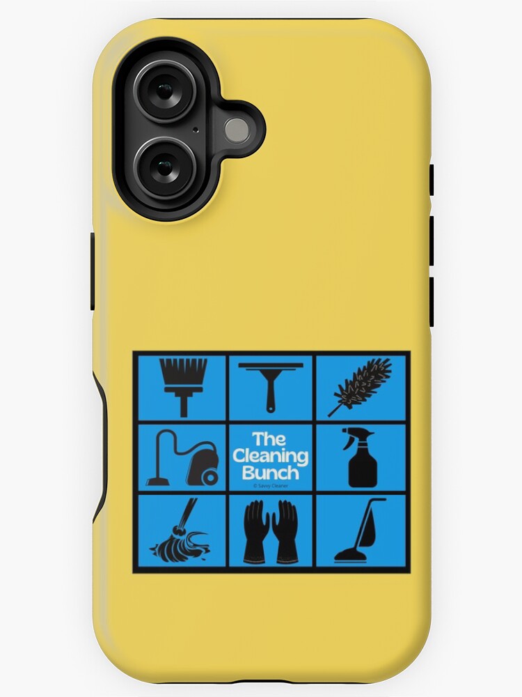 Thumbnail 1 of 4, iPhone Case, The Cleaning Bunch Cleaning Supplies Fun Lady Gifts designed and sold by SavvyCleaner.