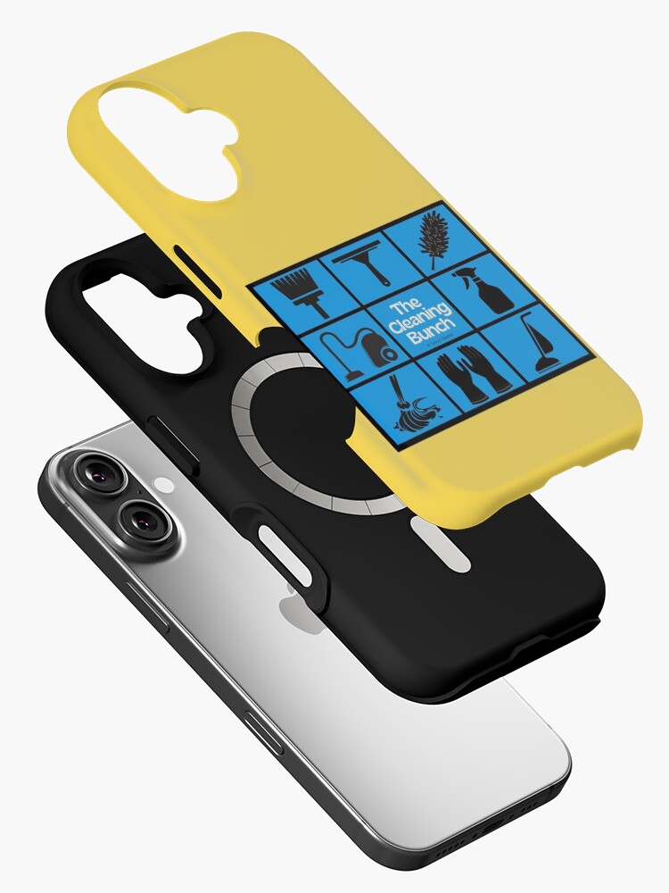 Thumbnail 2 of 4, iPhone Case, The Cleaning Bunch Cleaning Supplies Fun Lady Gifts designed and sold by SavvyCleaner.