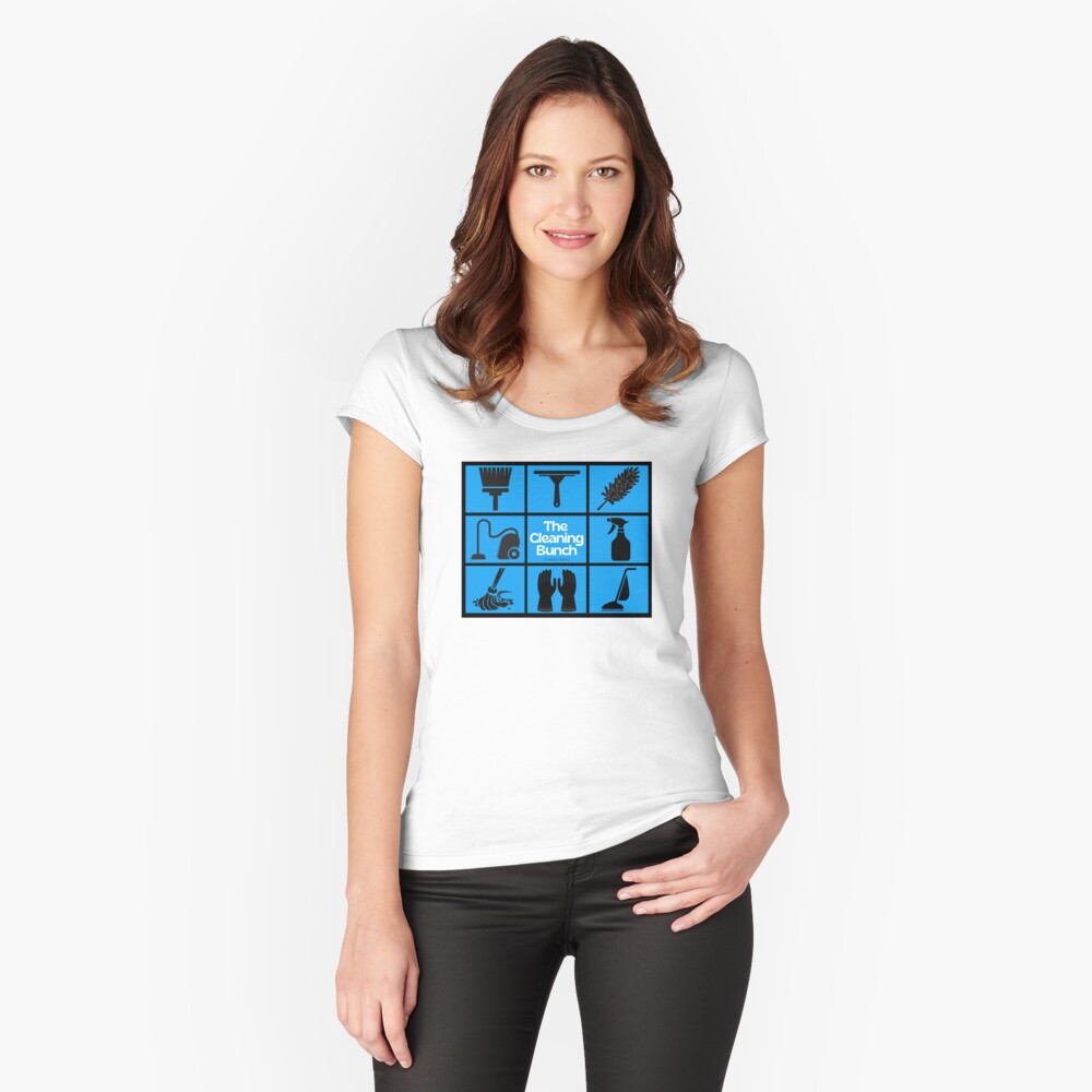 Item preview, Fitted Scoop T-Shirt designed and sold by SavvyCleaner.