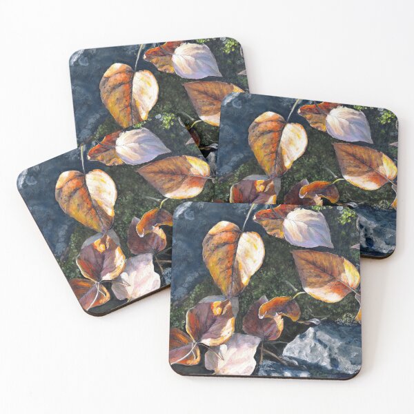 Item preview, Orange and Yellow Autumn Leaves Painting designed and sold by Karen Whitworth.