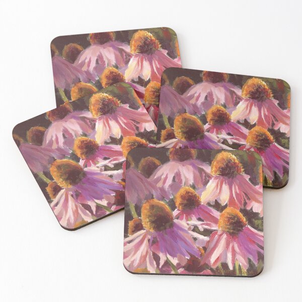 Item preview, Echinacea - Pink Cone Flower Painting designed and sold by Karen Whitworth.