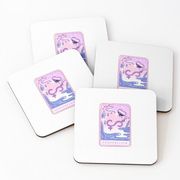 Item preview, Gender fluid pride tarot card designed and sold by Jae  Rainbow.