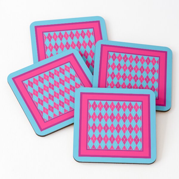 Artikelvorschau, Argyle Pink und Blau - Preppy 01 entworfen und verkauft von vortexatelier.