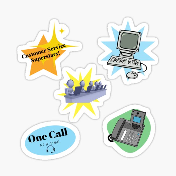 "The Customer Service Experience" Sticker for Sale by TheGambertyCo