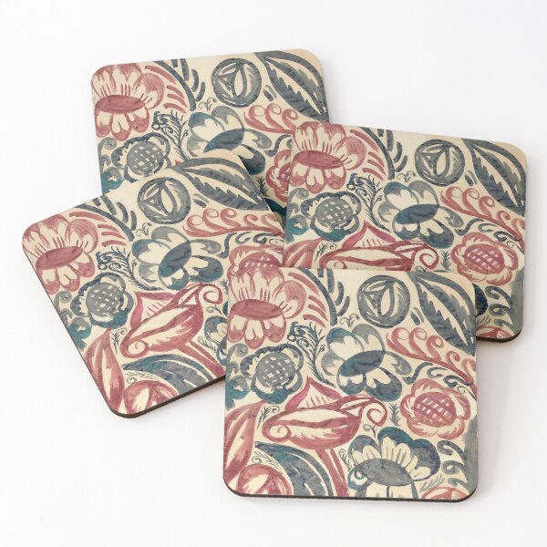 Item preview, Raoul Dufy Red and Blue Flowers designed and sold by emidye20.