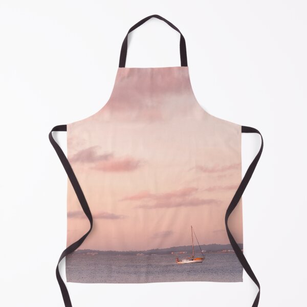 Item preview, Sailing at sunset under a pink sky, a clouded sunset pink sky designed and sold by ninasclicks.