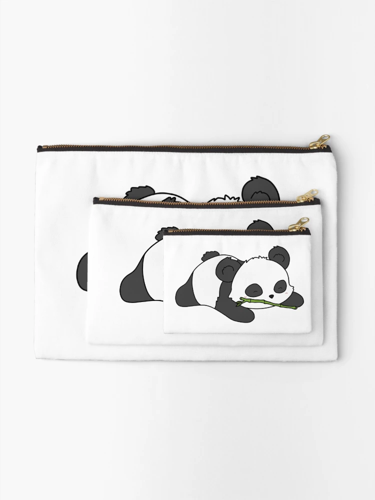 Thumbnail 2 of 4, Zipper Pouch, Panda designed and sold by StickerHome.